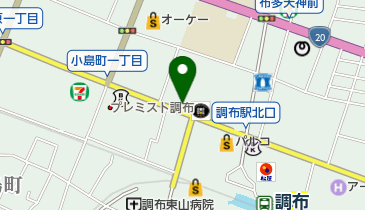 スパイス調布店の地図画像