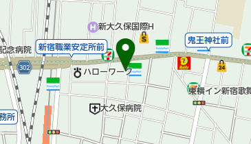 タイランゲージ・ステーション東京新宿校の地図画像