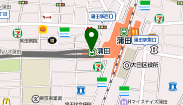 ル・タン東急プラザ蒲田店の地図画像