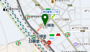 アクセスチケット日暮里店の地図画像