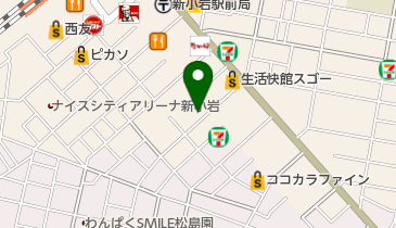 スカイラッシュの地図画像