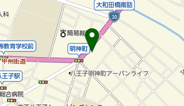 とちの木写真館の地図画像