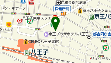 八王子市役所 八王子市まちづくり公社の地図画像