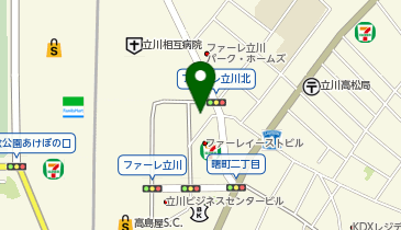 東京都福祉人材センター多摩支所の地図画像