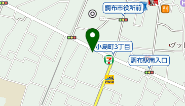 調布ヴァイオリンの地図画像