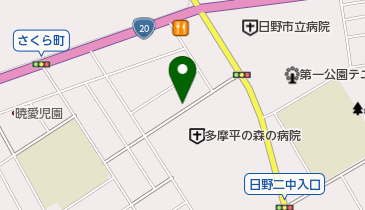 カレー屋のニサの地図画像