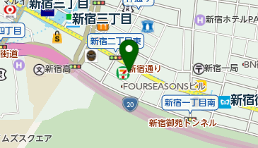 理髪一番新宿店の地図画像