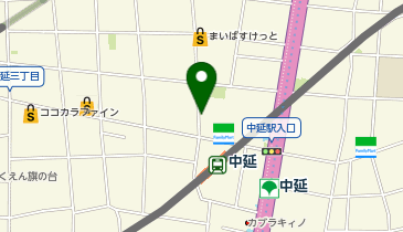 串かつでんがな中延店の地図画像
