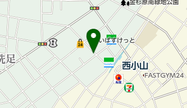 ハーティ西小山店の地図画像