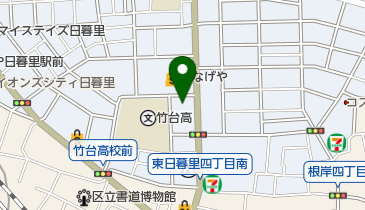 マルワン東日暮里店の地図画像