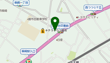 ピーシーデポスマートライフ調布店の地図画像