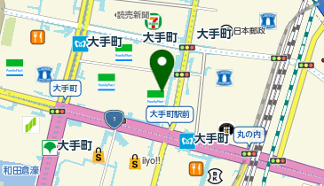 パスターヴォラ大手町店の地図画像
