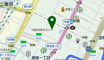 東京コンベンションホールの地図画像