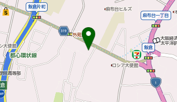 ワールドウィング麻布の地図画像