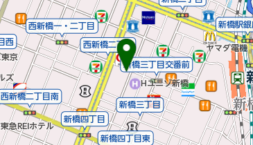 新橋14クリニックの地図画像