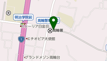 JOLI高輪店の地図画像