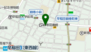 メガネ21早稲田店の地図画像