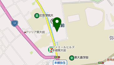 トラストガーデン本郷の地図画像