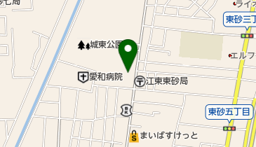 銀木犀東砂の地図画像