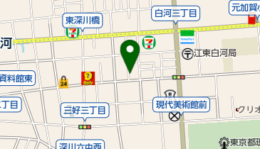 AOKI理容店の地図画像