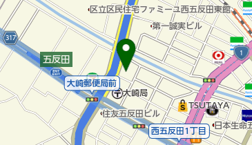 五反田人和会の地図画像