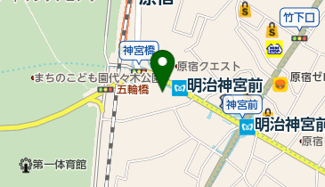 魔女のセラピー表参道サロンの地図画像