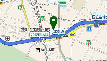 國際書道藝術學院の地図画像