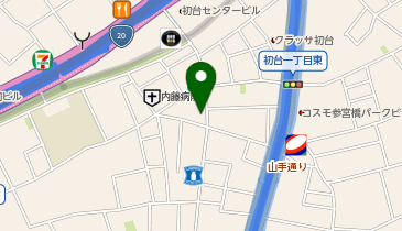 アイズコインランドリー初台の地図画像