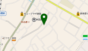 アディダスオリジナルスフラッグシップストアトウキョウの地図画像