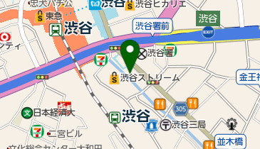 BarBerサンクス渋谷本店の地図画像