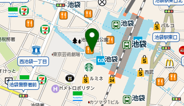 HMVエソラ池袋店の地図画像