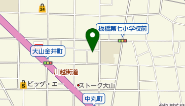 板橋区立あいキッズ 板橋第七小学校の地図画像