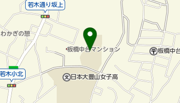 板橋区立あいキッズ 緑小学校の地図画像