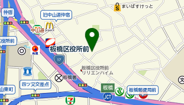 いたばし観光センターの地図画像