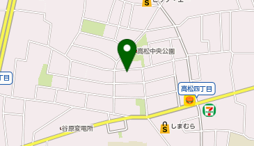 ねりま高松事業所の地図画像