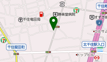 読売新聞北千住販売所の地図画像