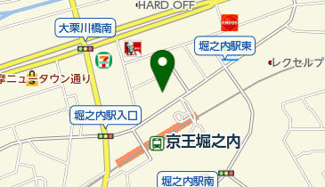 Produce堀之内店の地図画像