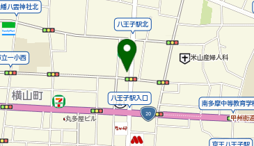 株式会社エクセル八王子北口店の地図画像
