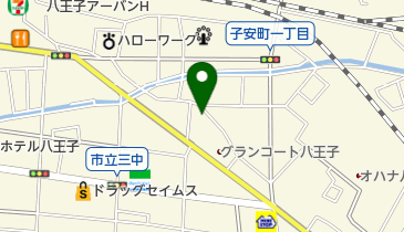 理容岩田の地図画像