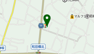ライフケアあきしまの地図画像