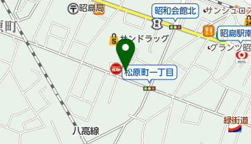 松原町コミュニティセンターの地図画像