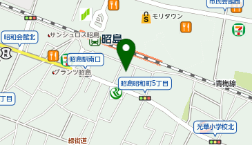 トレーニングサロンメルビの地図画像