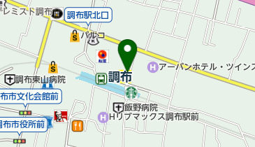 シャノアール調布店の地図画像