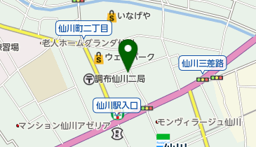 調布市消防団第13分団の地図画像