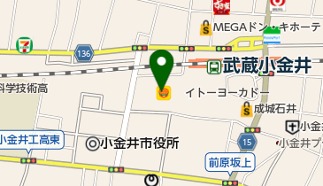ひばりクリーニング武蔵小金井店の地図画像