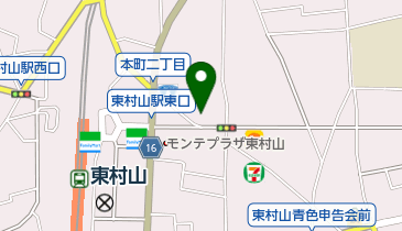 りーち麻雀ぷららの地図画像