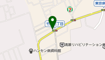 アプリ児童デイサービス清瀬の地図画像