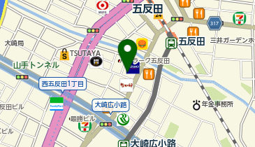 TBC五反田店の地図画像