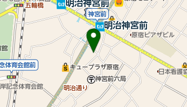 渋谷区地域交流センター 神宮前の地図画像