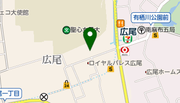ゆりの木薬局広尾店の地図画像